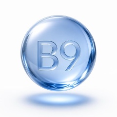 Esfera con el símbolo B9: el ácido fólico de Activium